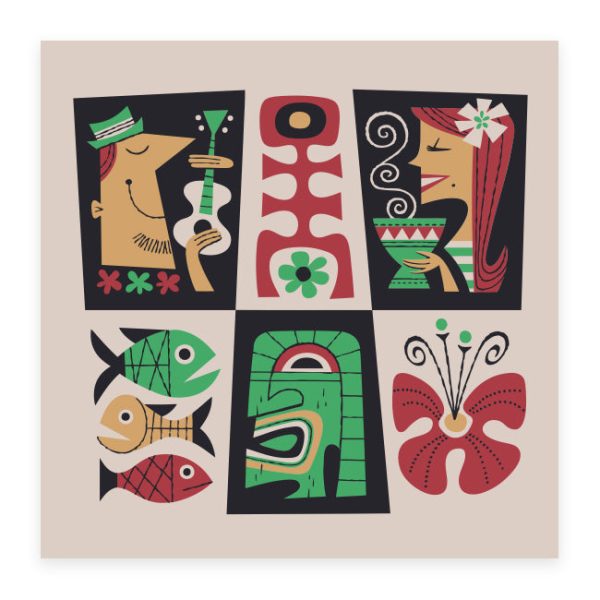 Tiki Montage For Sale