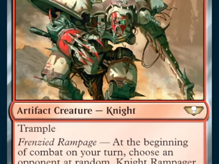 Knight Rampager (Surge Foil) [Warhammer 40,000] on Sale