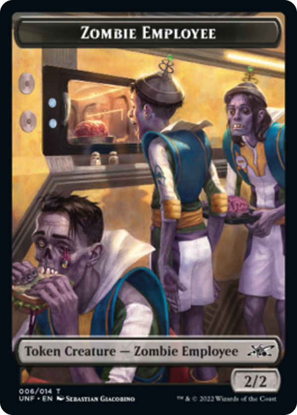 Zombie Employee    Storm Crow Double-Sided Token [Unfinity Tokens] For Discount