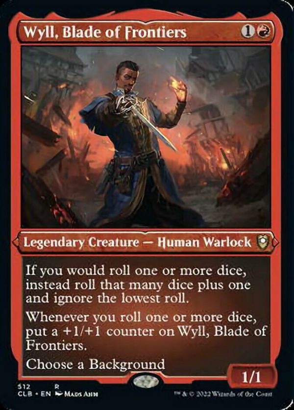 Wyll, Blade of Frontiers (Foil Etched) [Commander Legends: Battle for Baldur s Gate] Discount