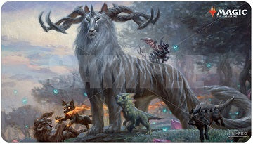 MTG Ikoria: Lair of Behemoths Playmat - Kaheera, the Orphanguard For Sale