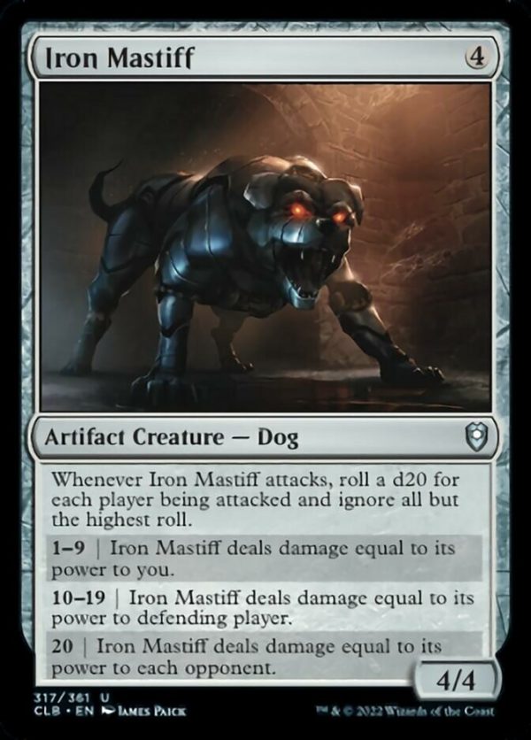 Iron Mastiff [Commander Legends: Battle for Baldur s Gate] Hot on Sale