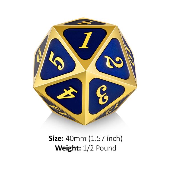 Metal D20 Spindown Dice For Sale