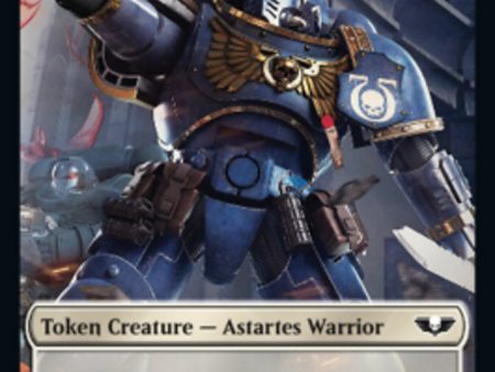 Astartes Warrior    Robot Double-Sided Token (Surge Foil) [Warhammer 40,000 Tokens] Online Hot Sale