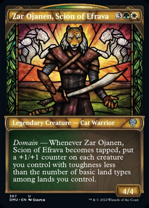 Zar Ojanen, Scion of Efrava (Showcase Textured) [Dominaria United] For Sale