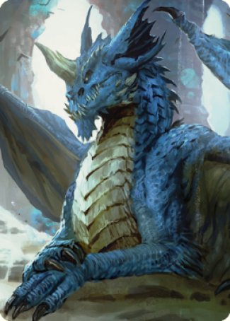 Young Blue Dragon Art Card [Commander Legends: Battle for Baldur s Gate Art Series] Discount