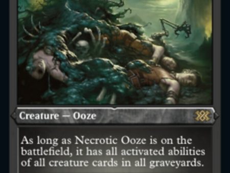 Necrotic Ooze (Foil Etched) [Double Masters 2022] For Discount