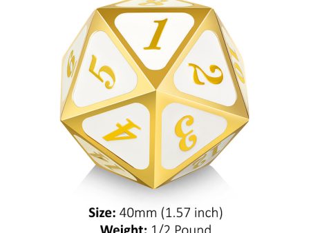 Metal D20 Spindown Dice For Sale