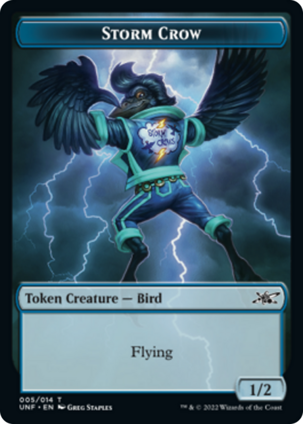 Zombie Employee    Storm Crow Double-Sided Token [Unfinity Tokens] For Discount