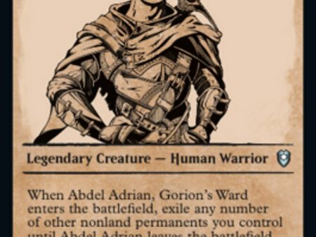 Abdel Adrian, Gorion s Ward (Showcase) [Commander Legends: Battle for Baldur s Gate] Online Hot Sale