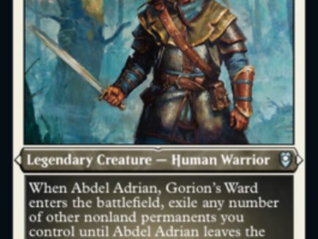 Abdel Adrian, Gorion s Ward (Foil Etched) [Commander Legends: Battle for Baldur s Gate] Sale